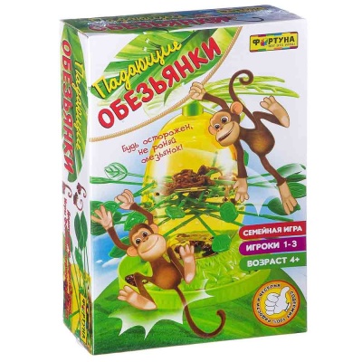 Семейная настольная игра Падающие обезьянки Фортуна Ф85271